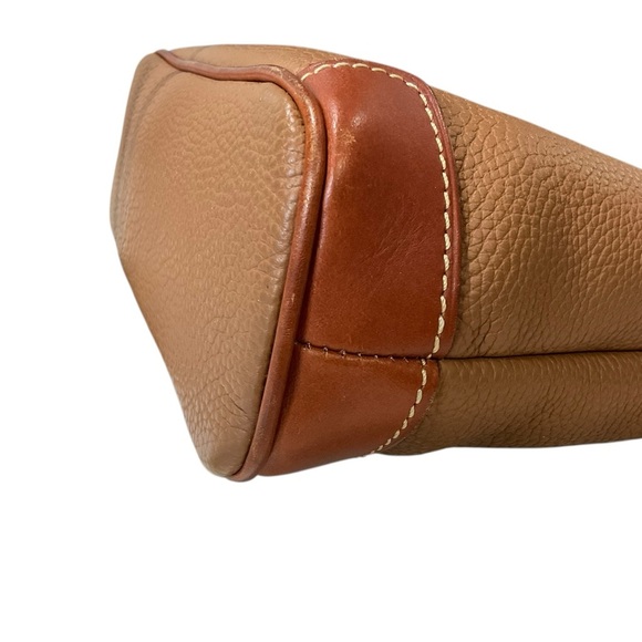 Dooney & Bourke Light Brown Pebbled Leather Crossbody Bag - Picture 6 of 12